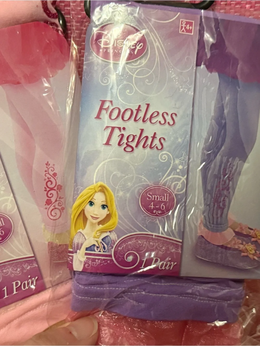 Disney Princess Footless Tights Packs - Aurora and Rapunzel